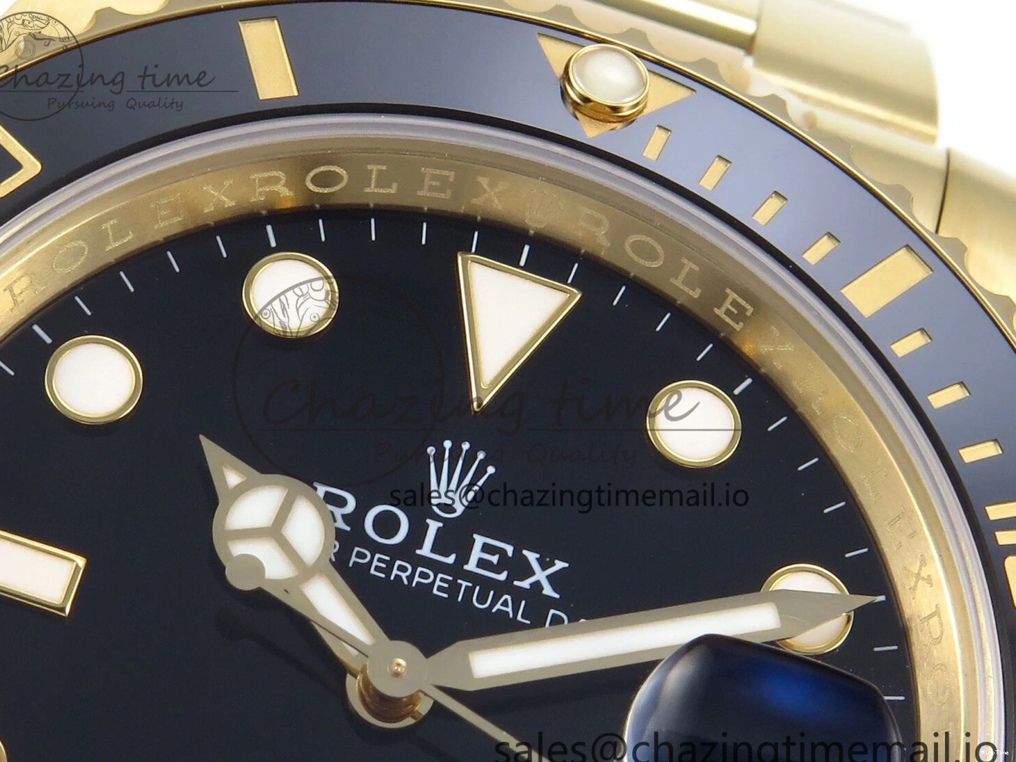 MiroTime 0317 Submariner 41mm 126618 LN THBF 904L Black Ceramic 1:1 Best Edition on YG Bracelet SH UrbanChic 334